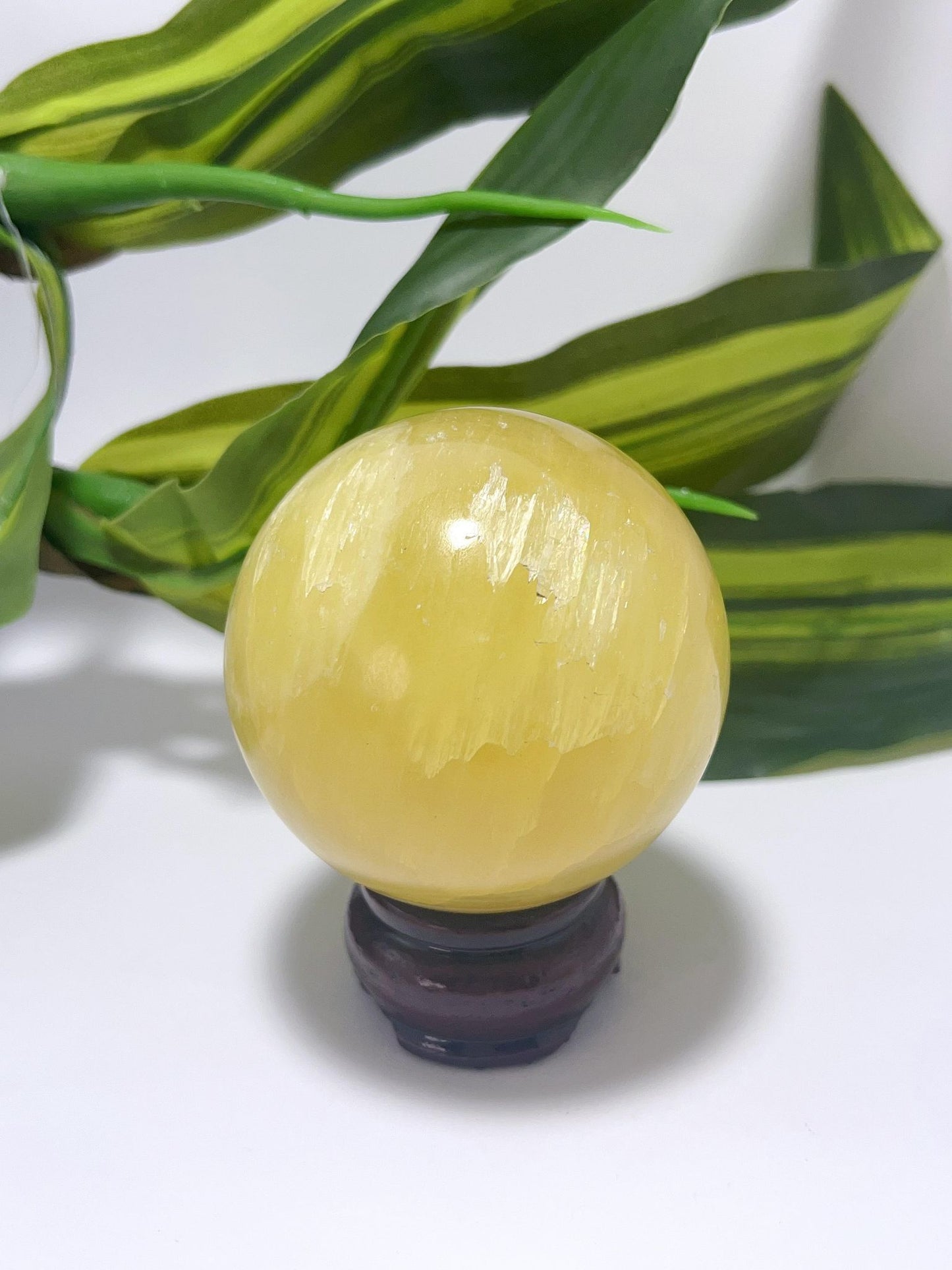 Lemon Calcite Sphere - 462g