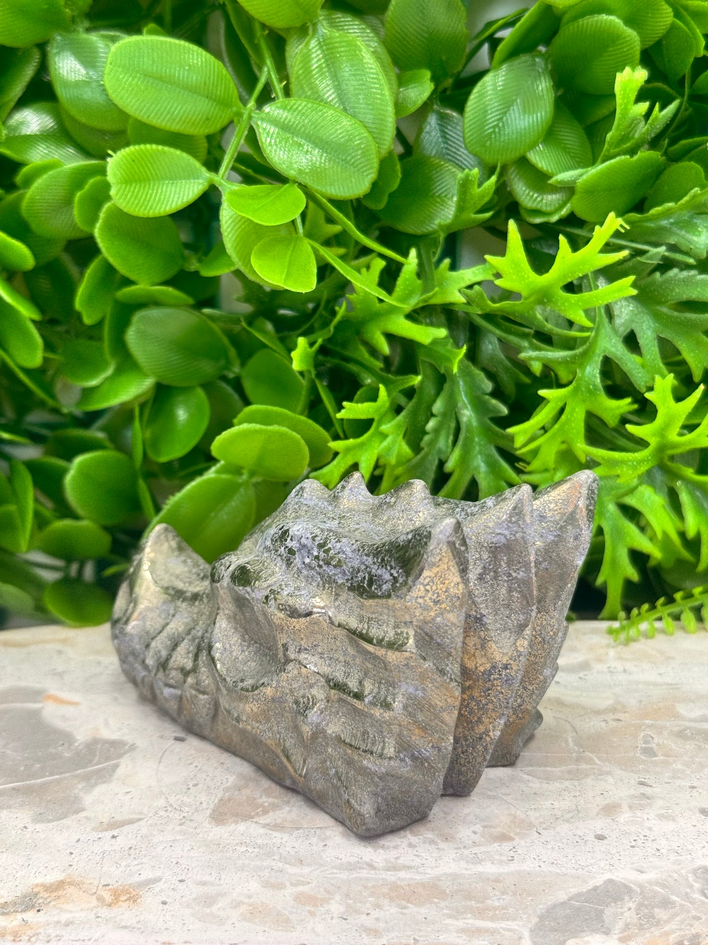Pyrite Dragon Skull 574g