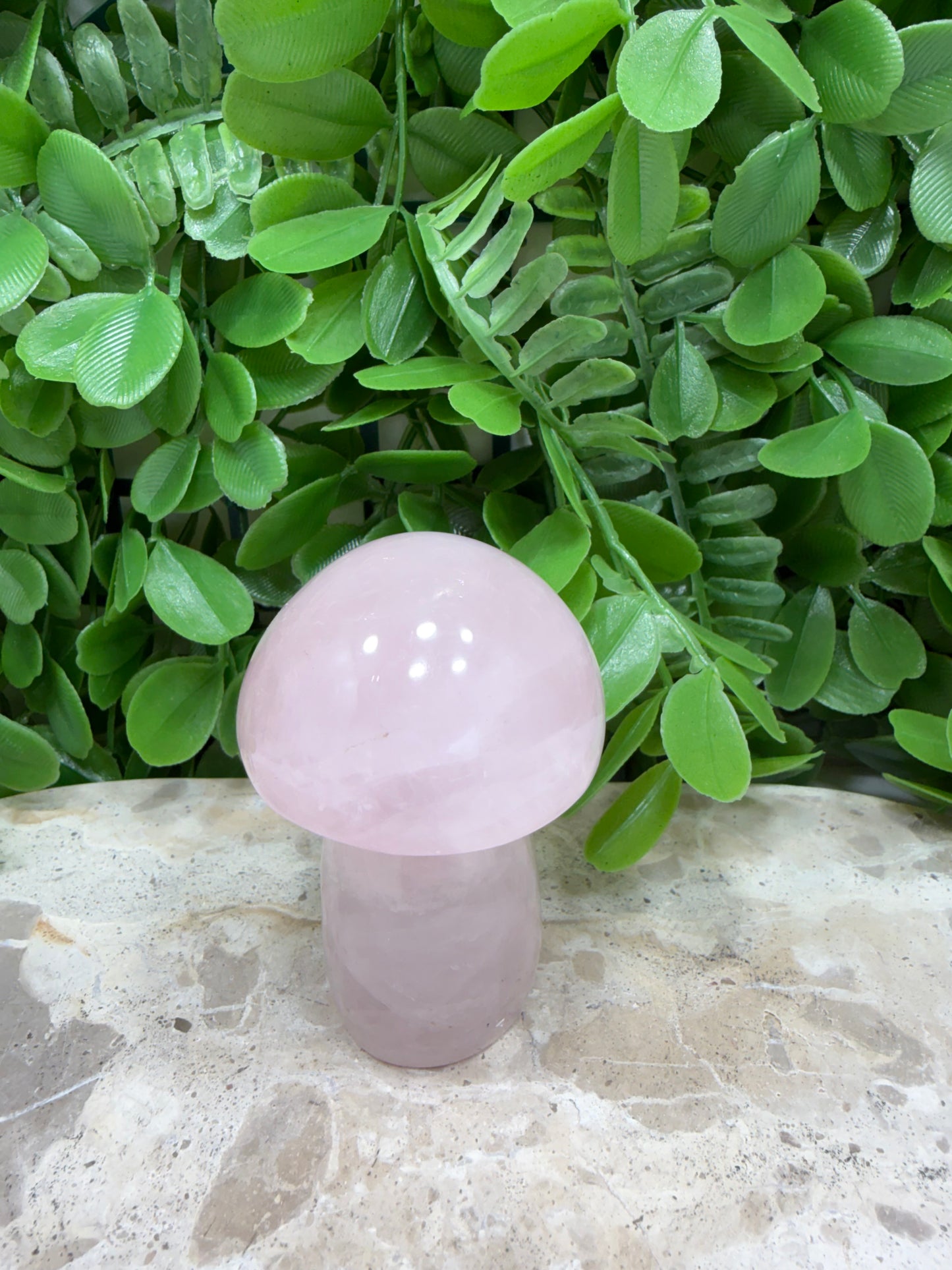 Rose Quartz Mushroom 202g