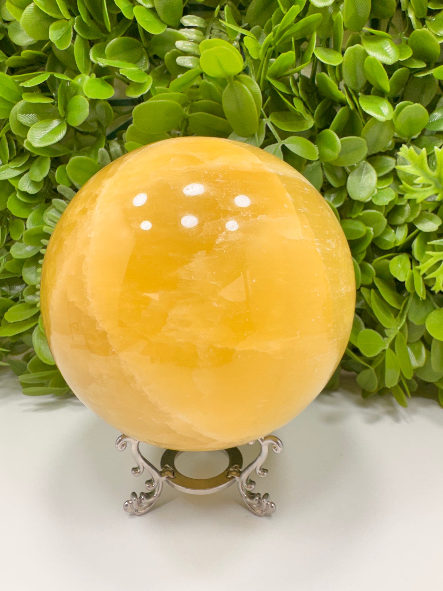 Lemon Calcite Sphere 3280g