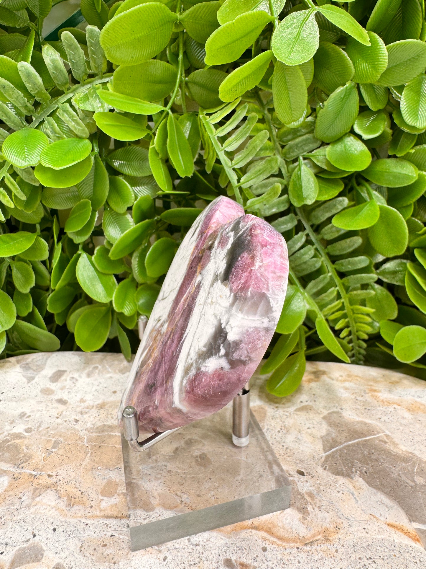 Pink Tourmaline Heart 188g