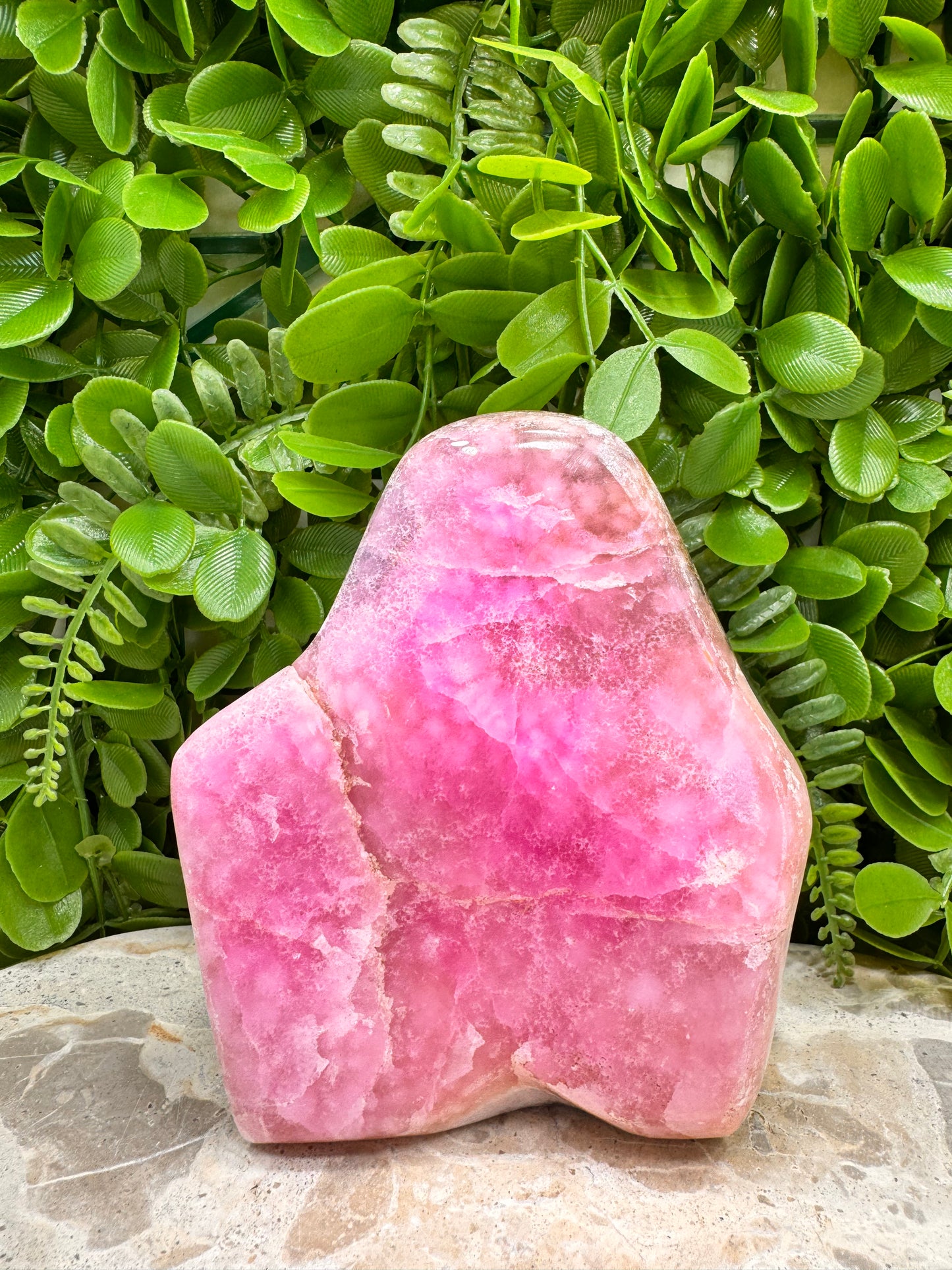 Pink Aragonite Freeform 954g