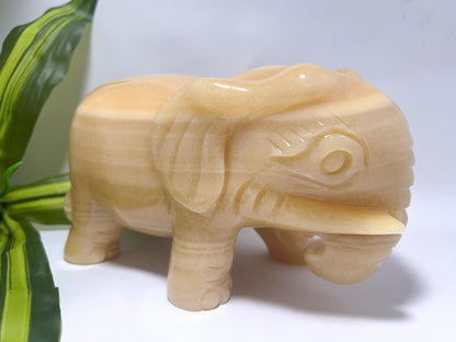 Orange Calcite Elephant 3.7kg