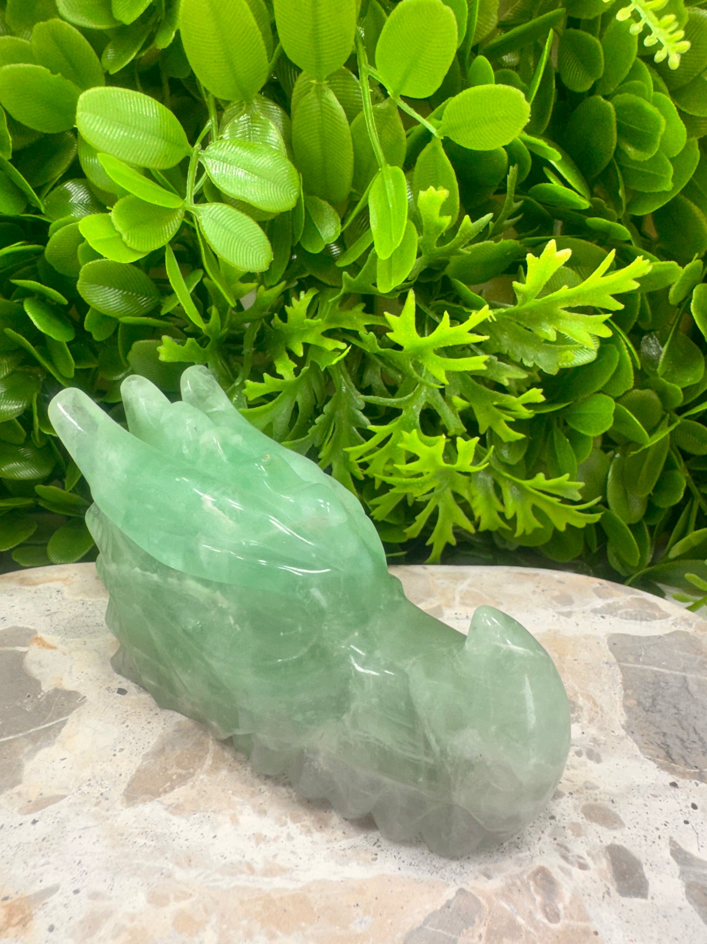 Green Fluorite Dragon 662g