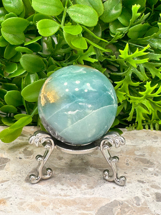 Sky Blue Opal Sphere 277g