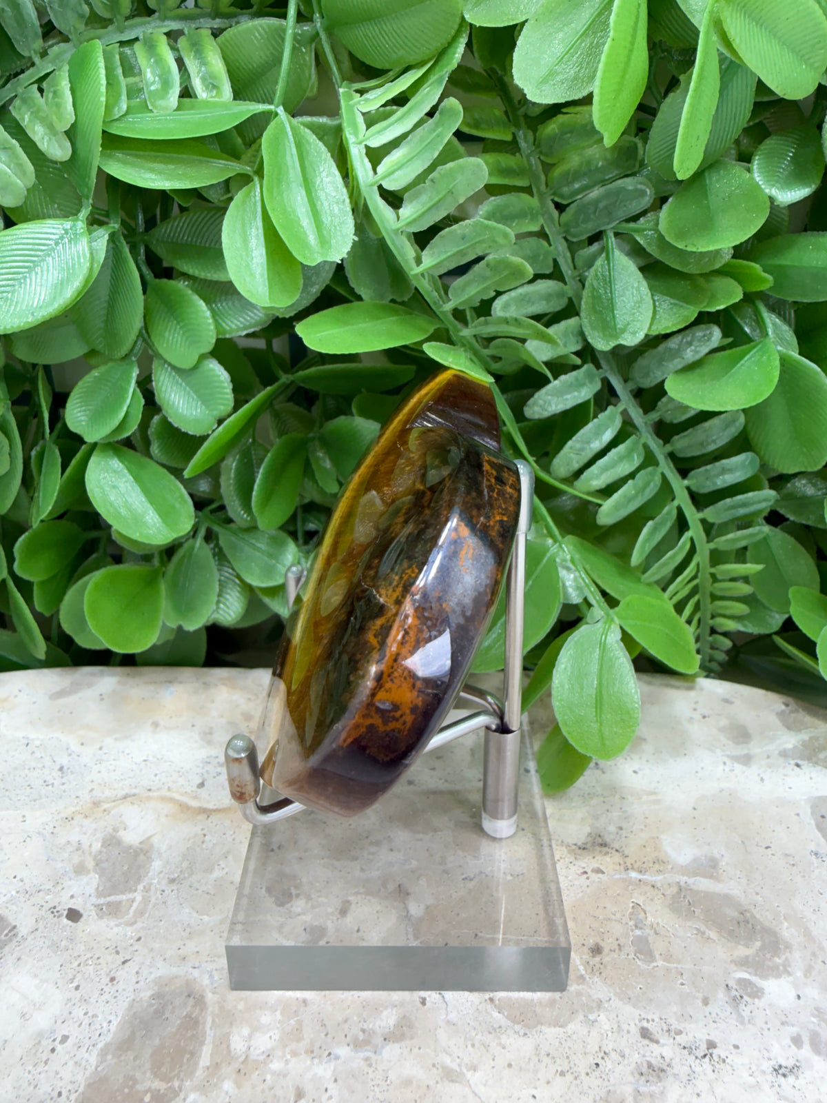 Tiger Eye Heart | Confidence • Courage • Protection
