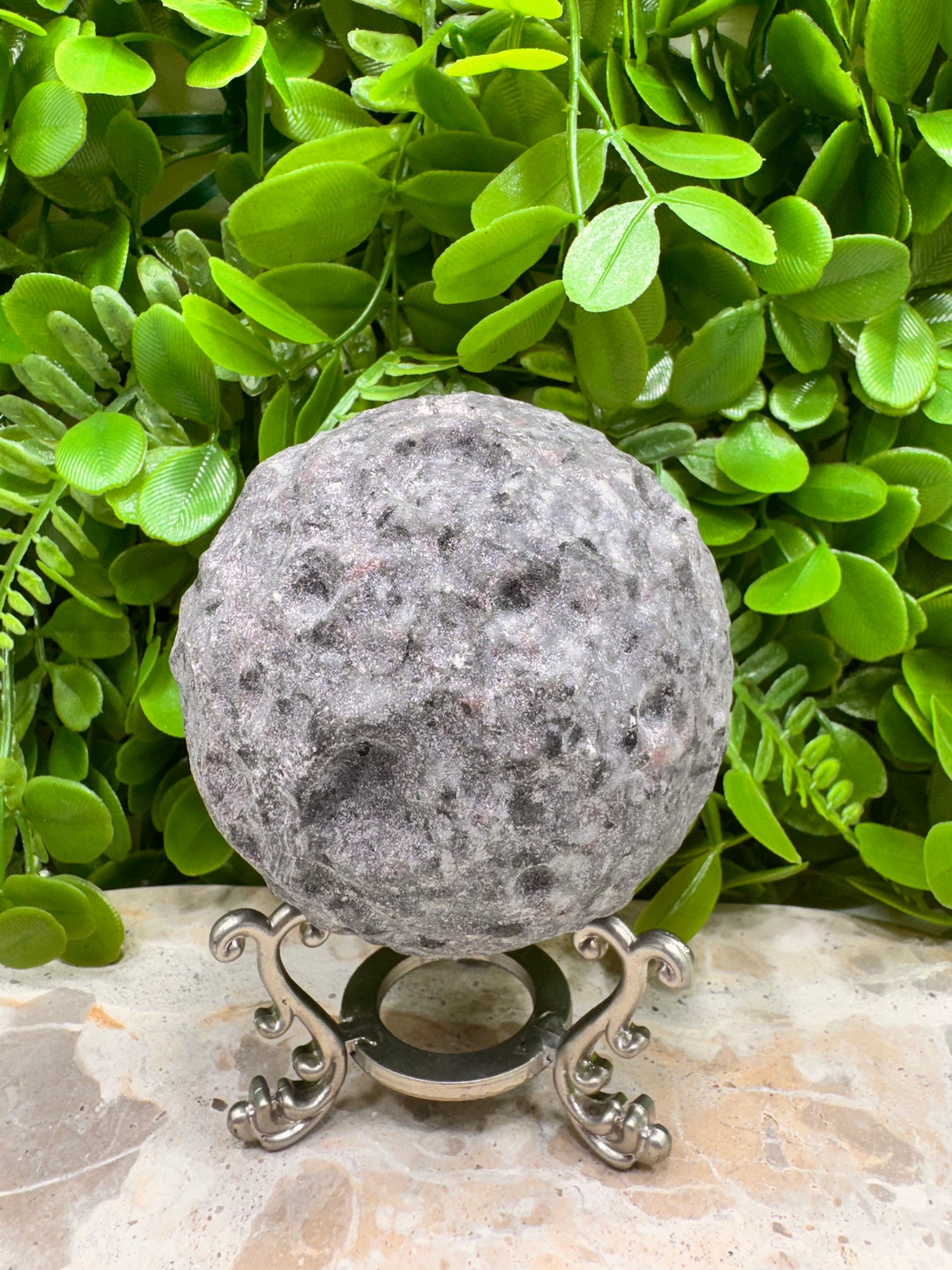Yooperlite Moon Sphere UV 716g