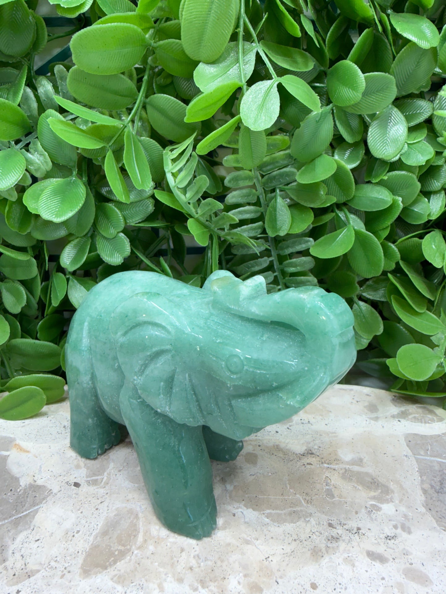 Green Aventurine Elephant 520g