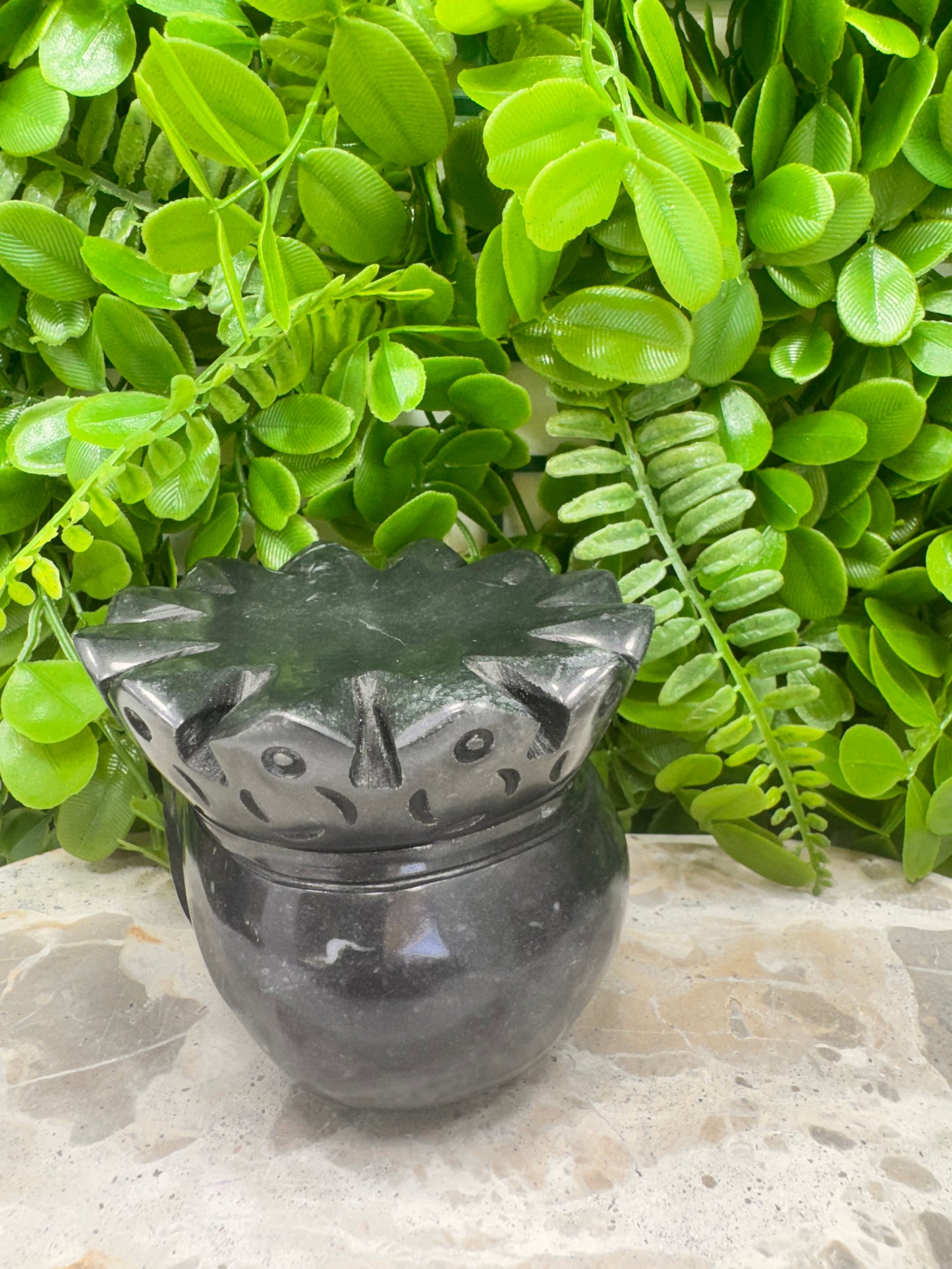 Black Jade King Skull 954g