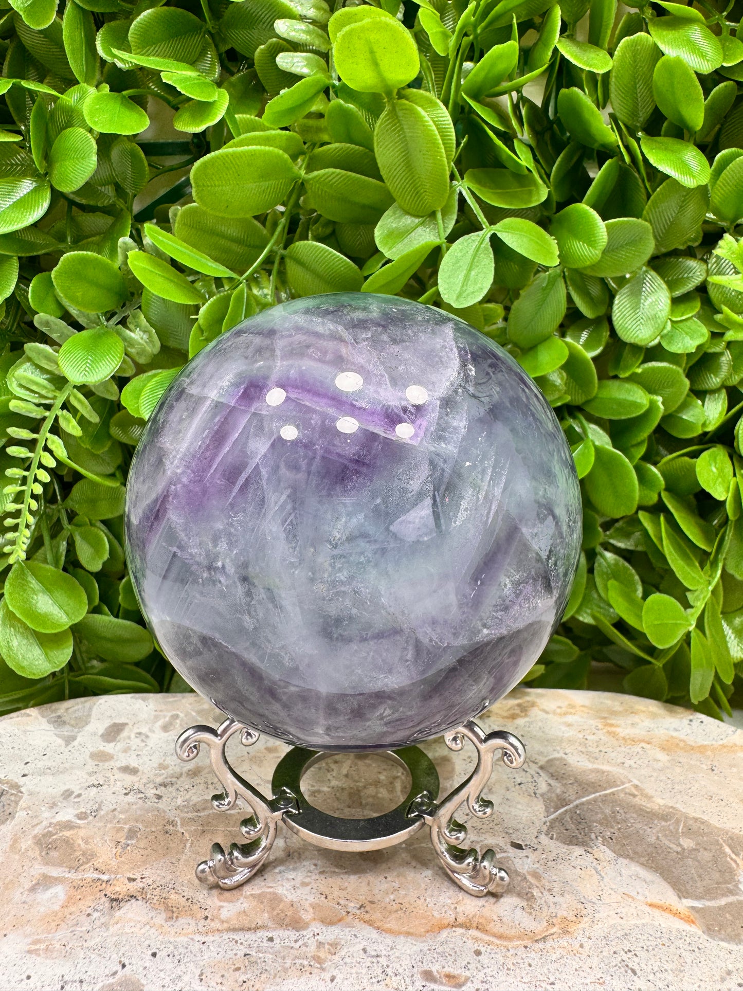 Fluorite Sphere 1342g