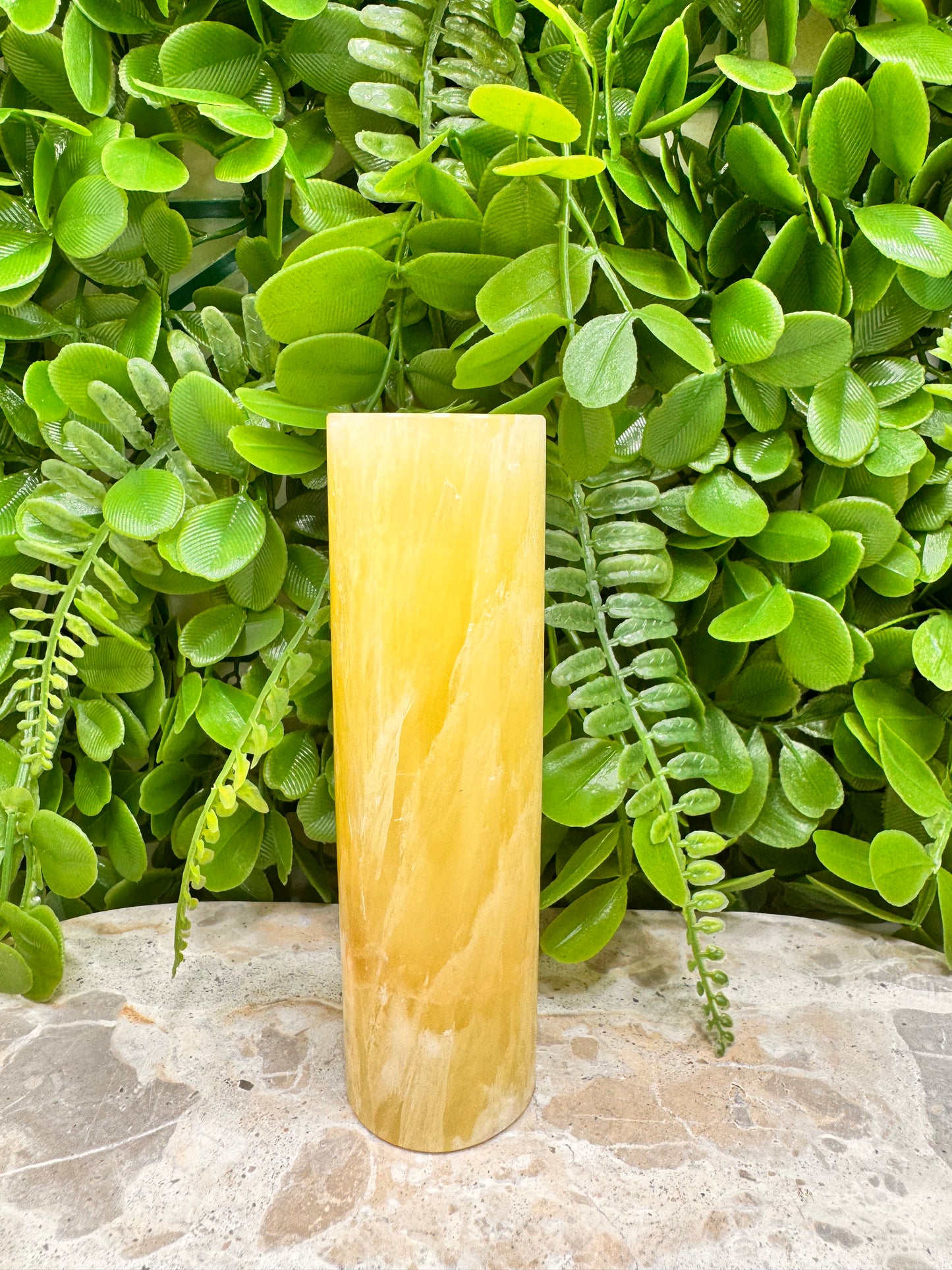 Lemon Calcite Cylinder 362g