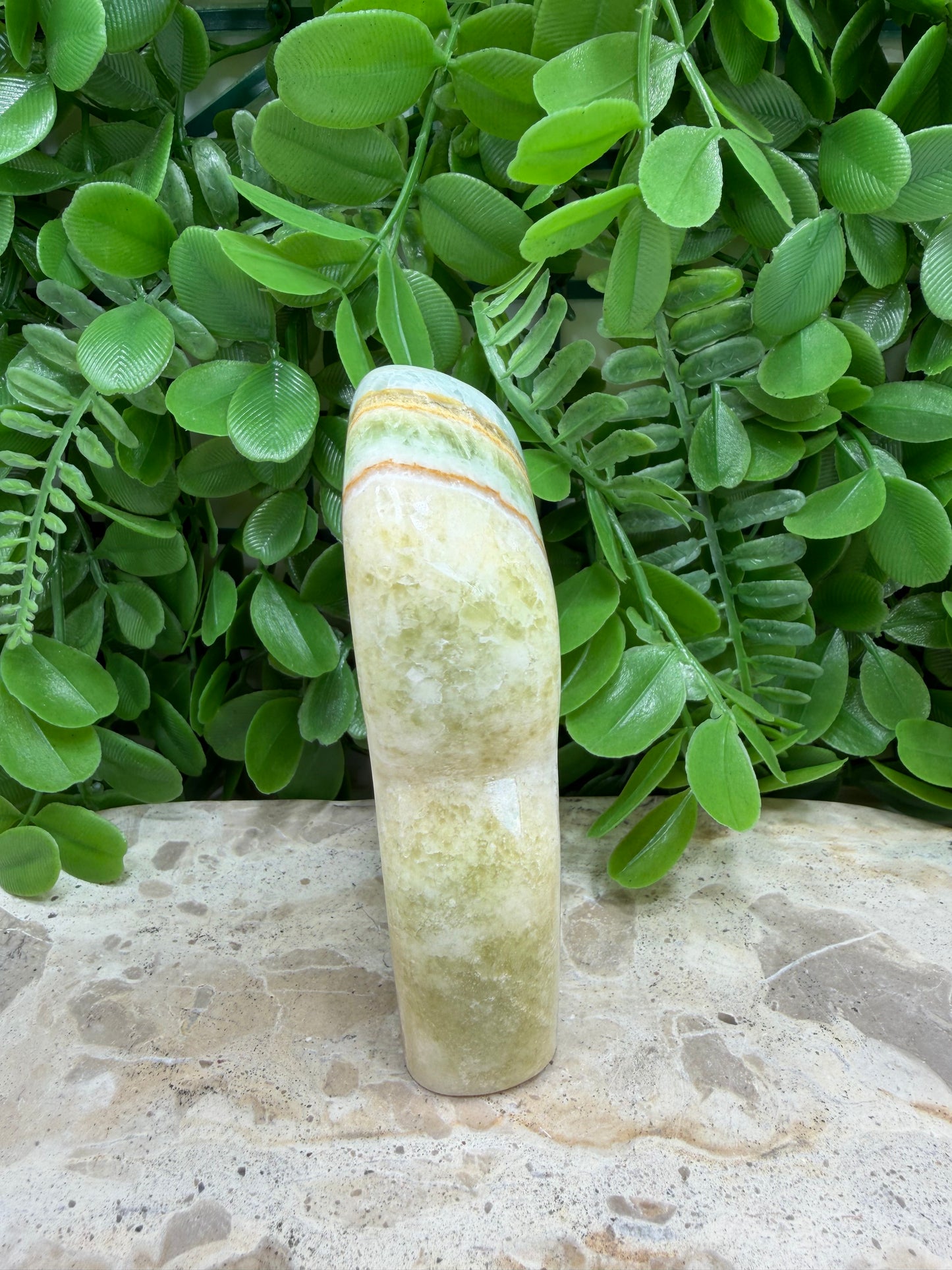 Ocean Green Calcite Freeform 412g