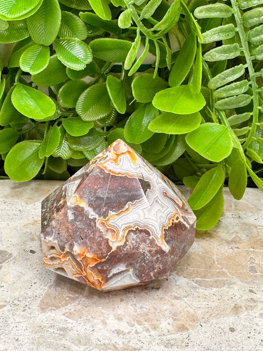Mexican Agate Diamond 214g