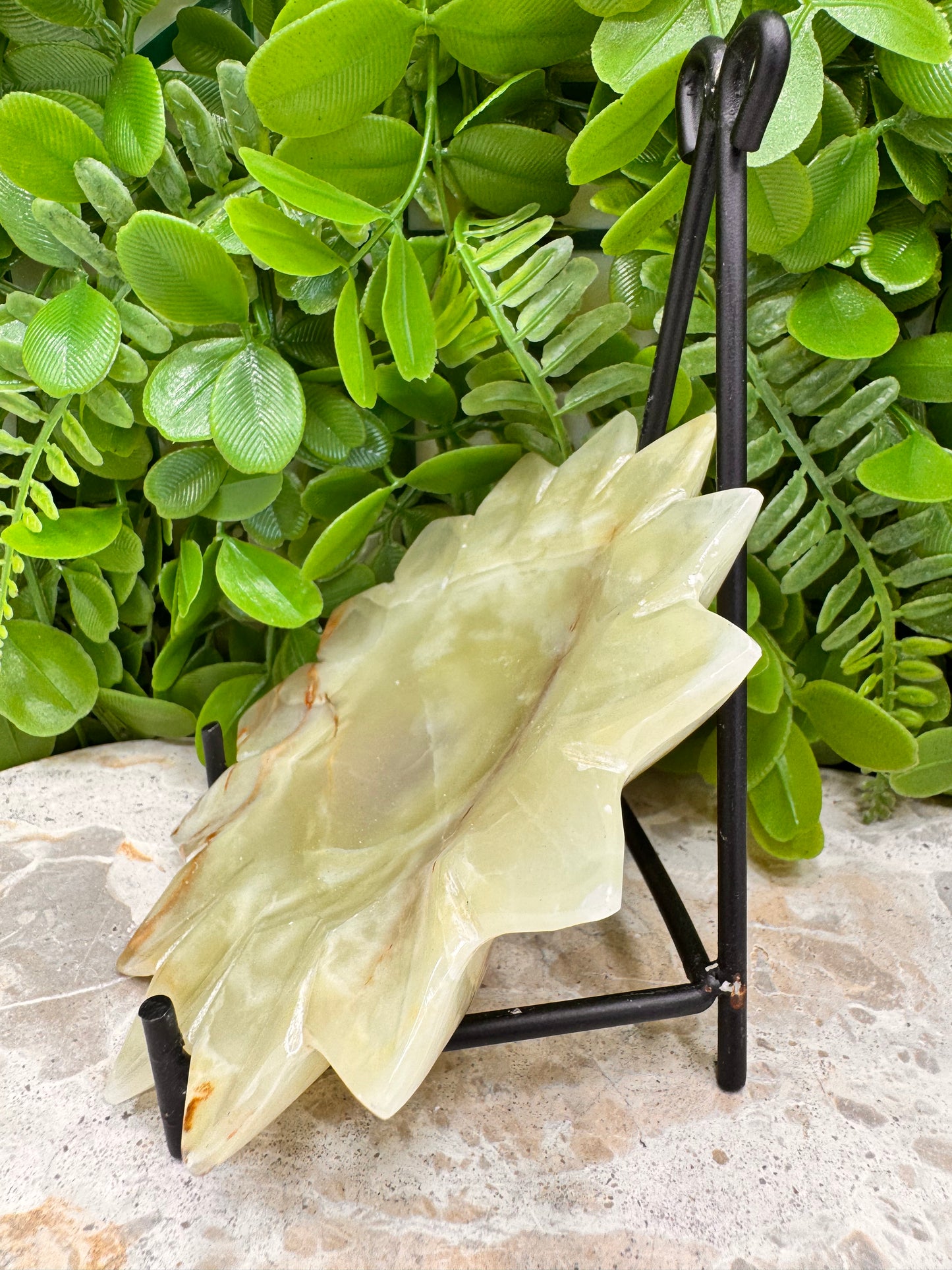 Green Banded Onyx Sunflower 326g