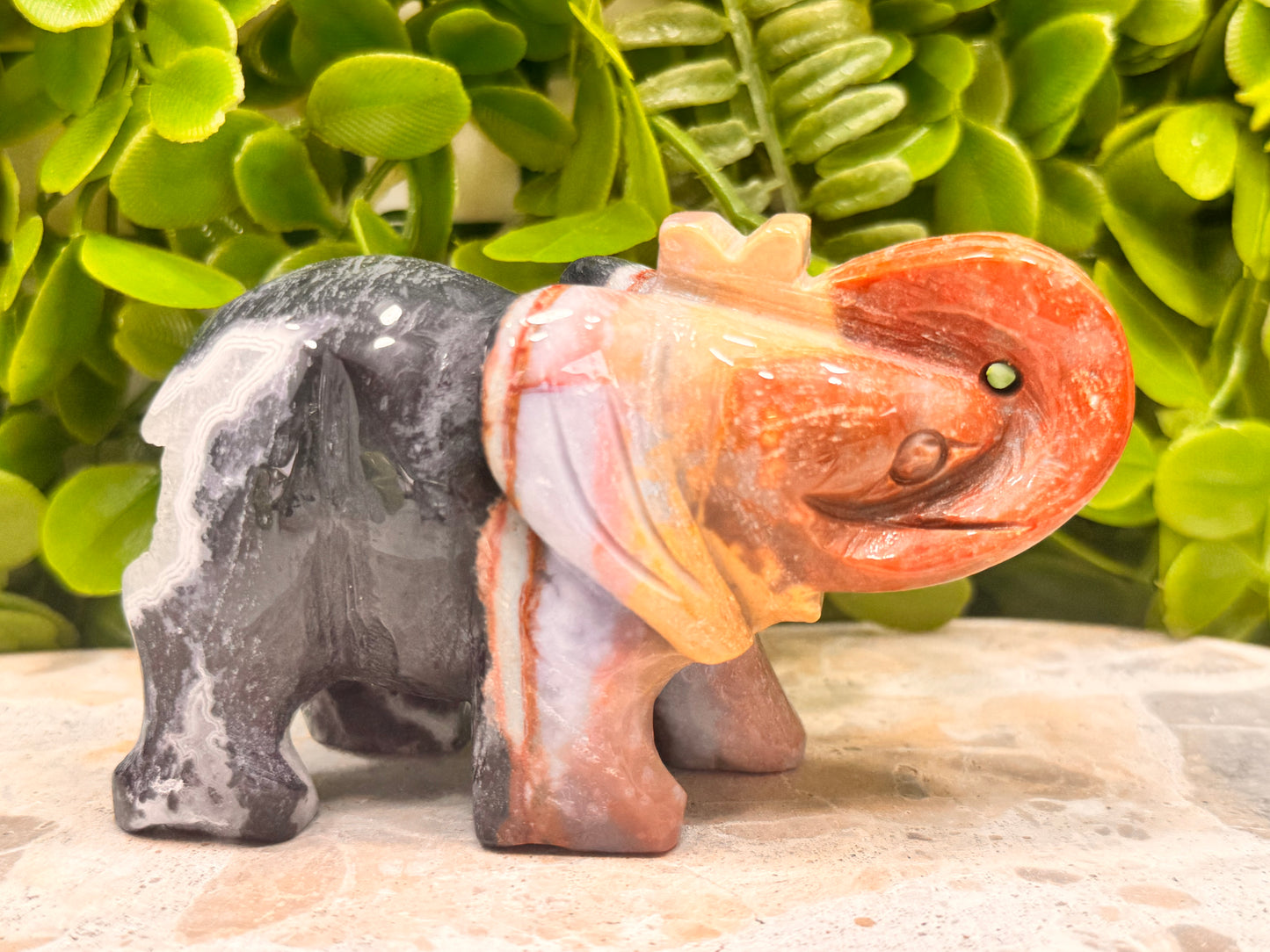 Ocean Jasper Elephant 362g