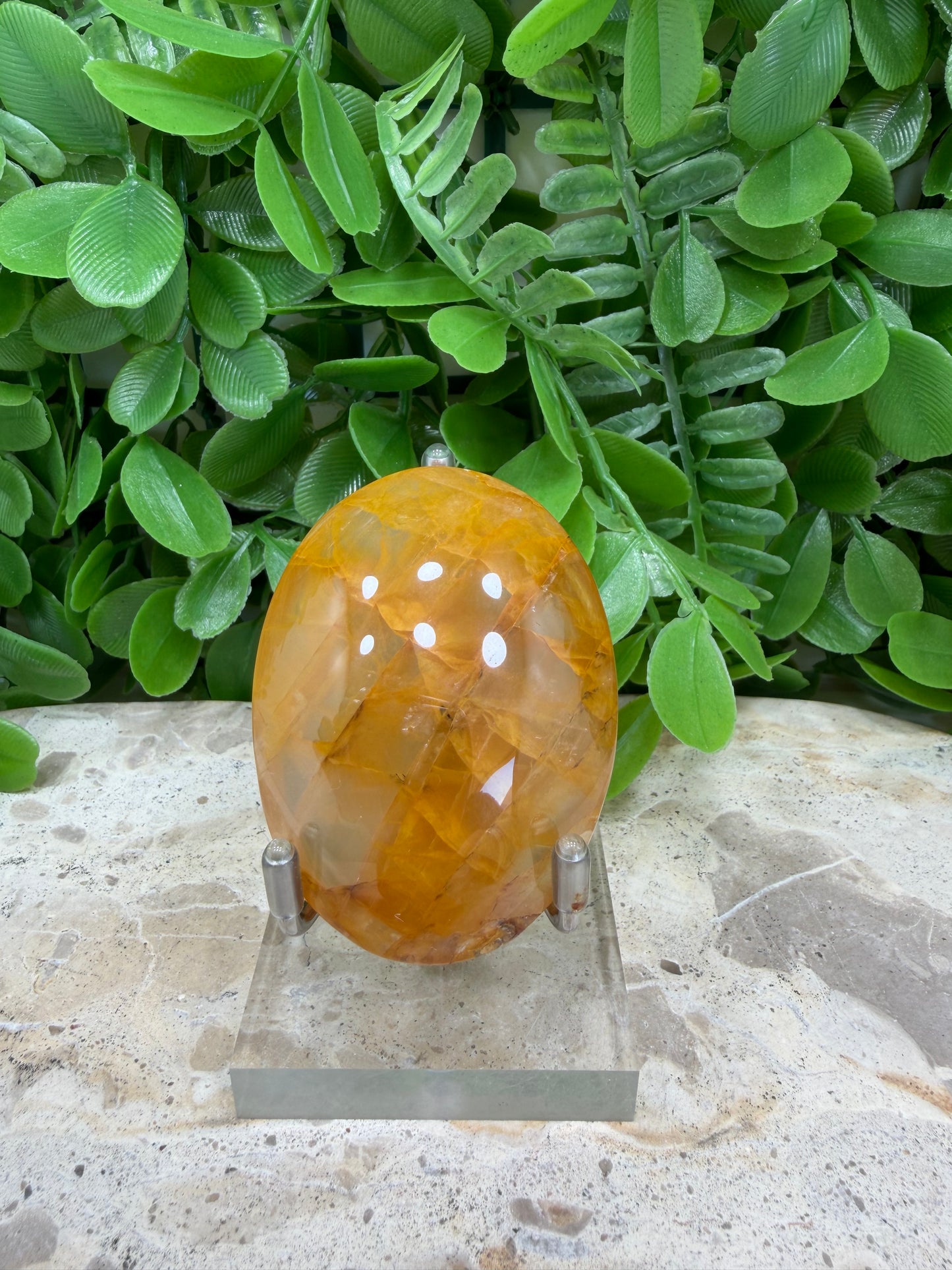 Golden Healer Palm Stone 80g