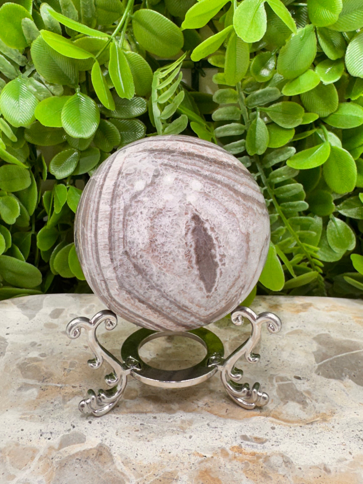 Chocolate Aragonite Sphere 412g
