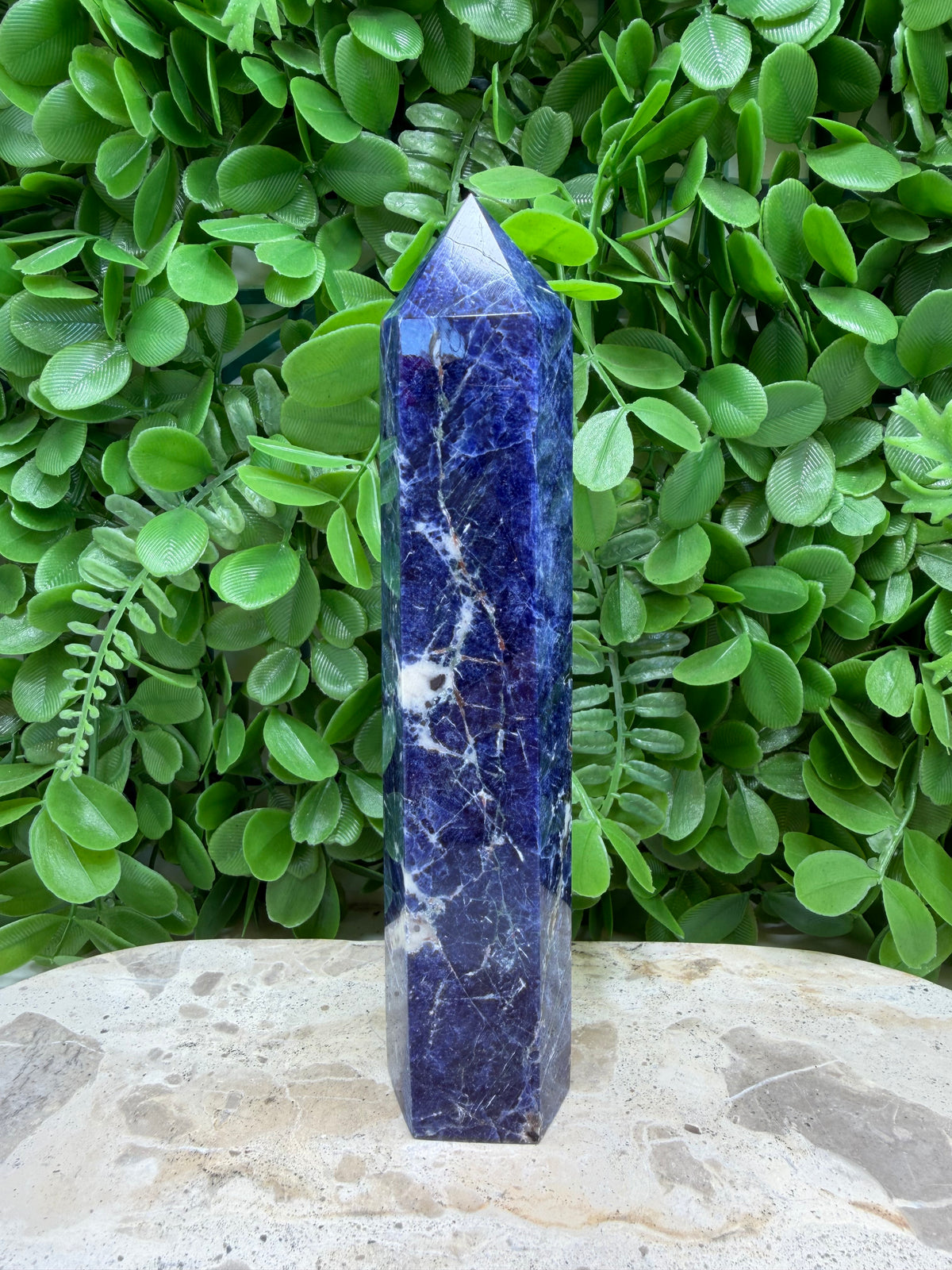 Sodalite Tower 384g | Intuition • Communication • Clarity