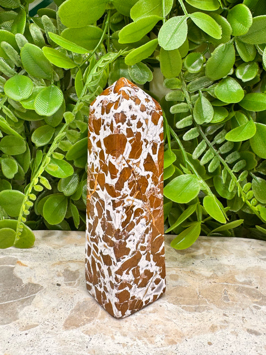 Jasper with Agate Point 206g