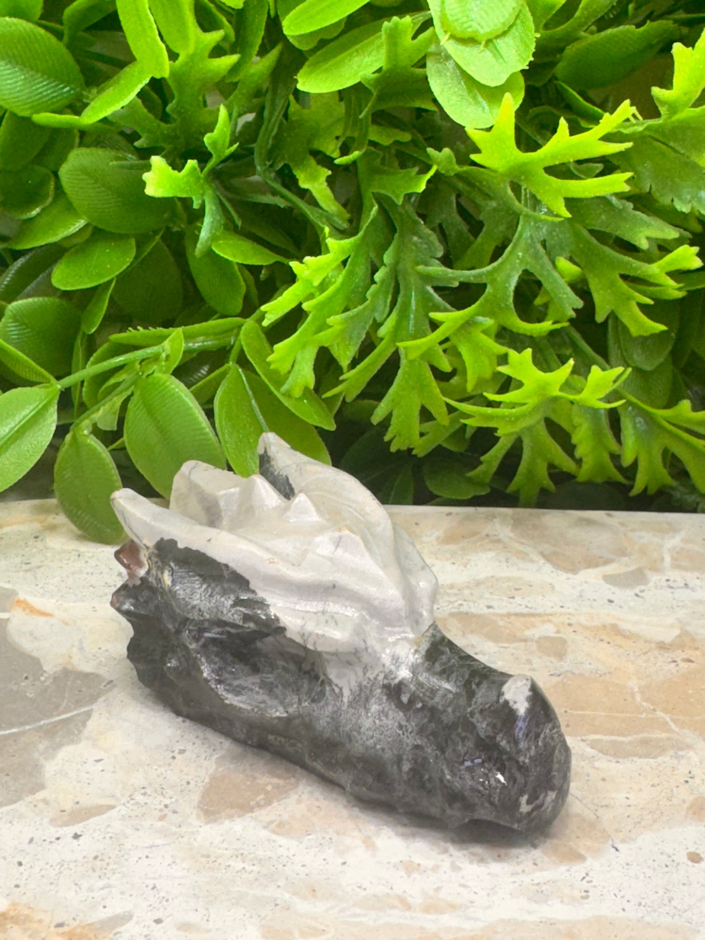 Jasper Dragon Skull 120g