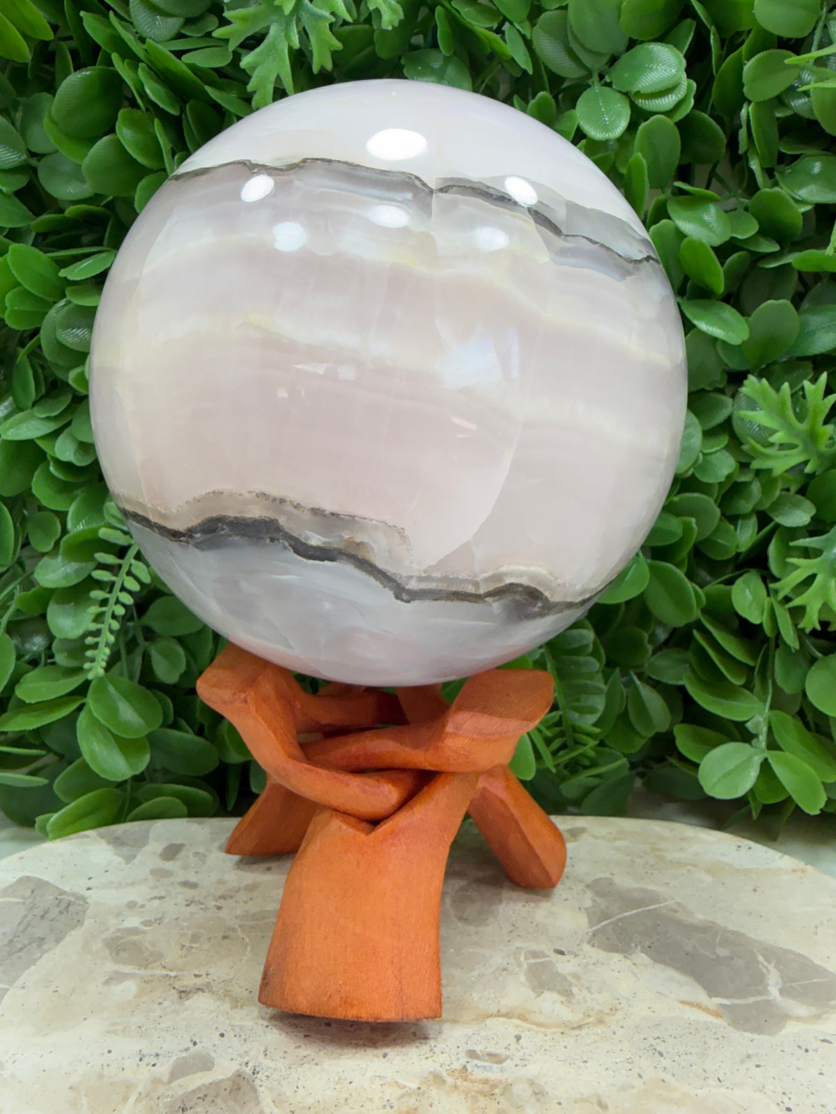 Smokey Pink Mangano UV Sphere 3646g
