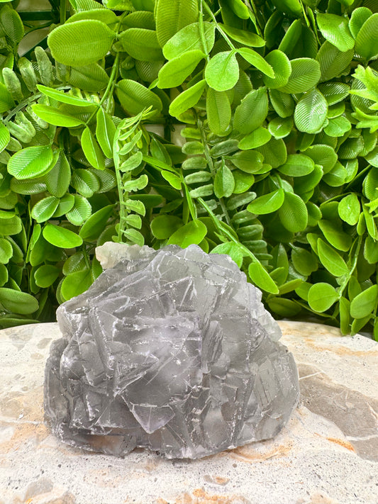 Blue Cubed Fluorite Specimen 748g
