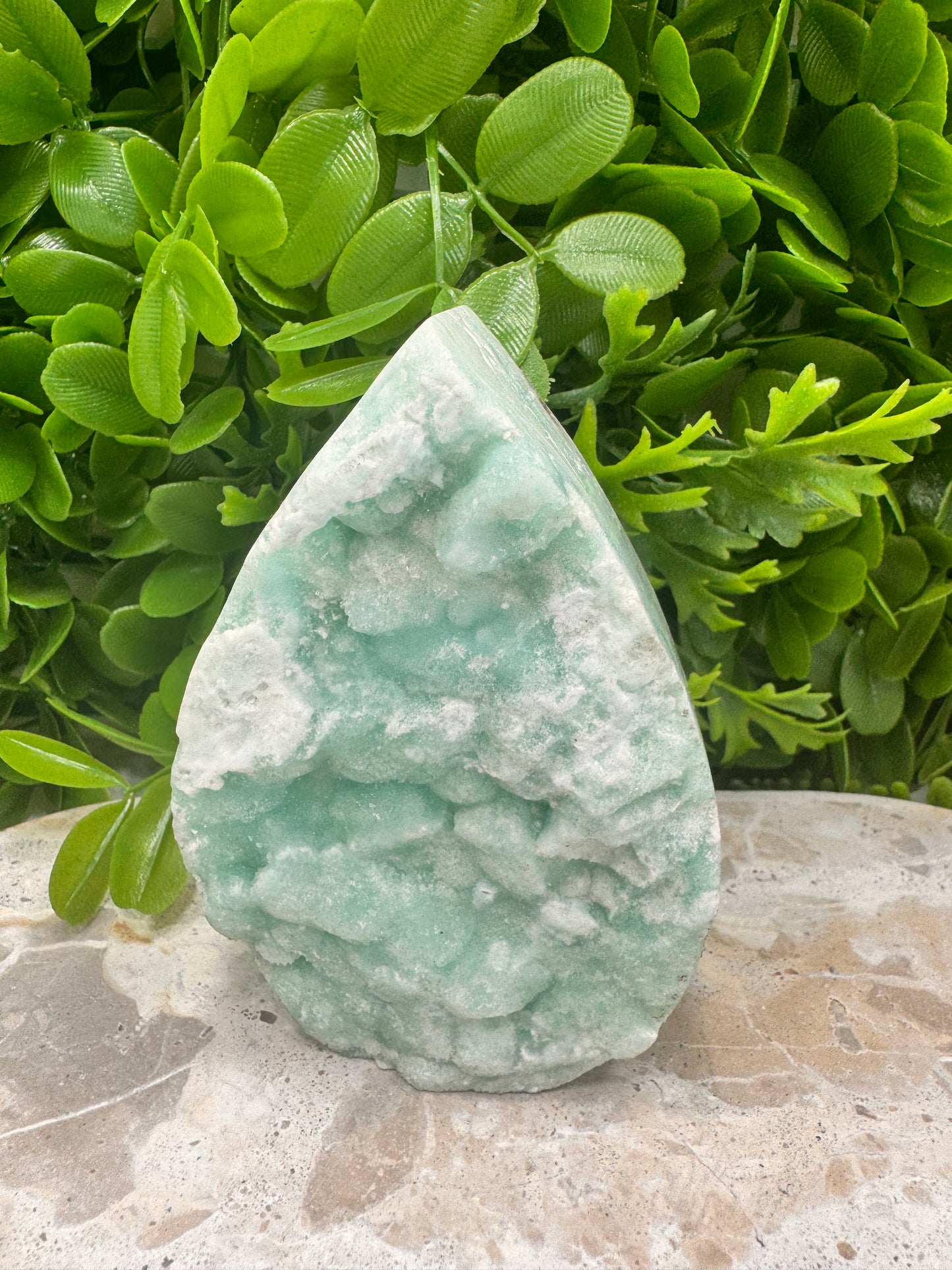 Hemimorphite Teardrop Freeform 414g