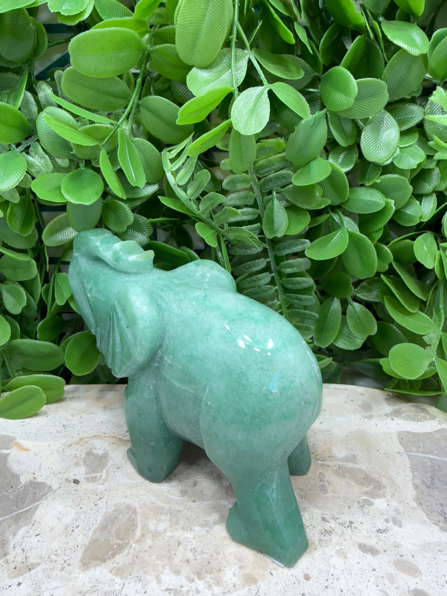 Green Aventurine Elephant 520g