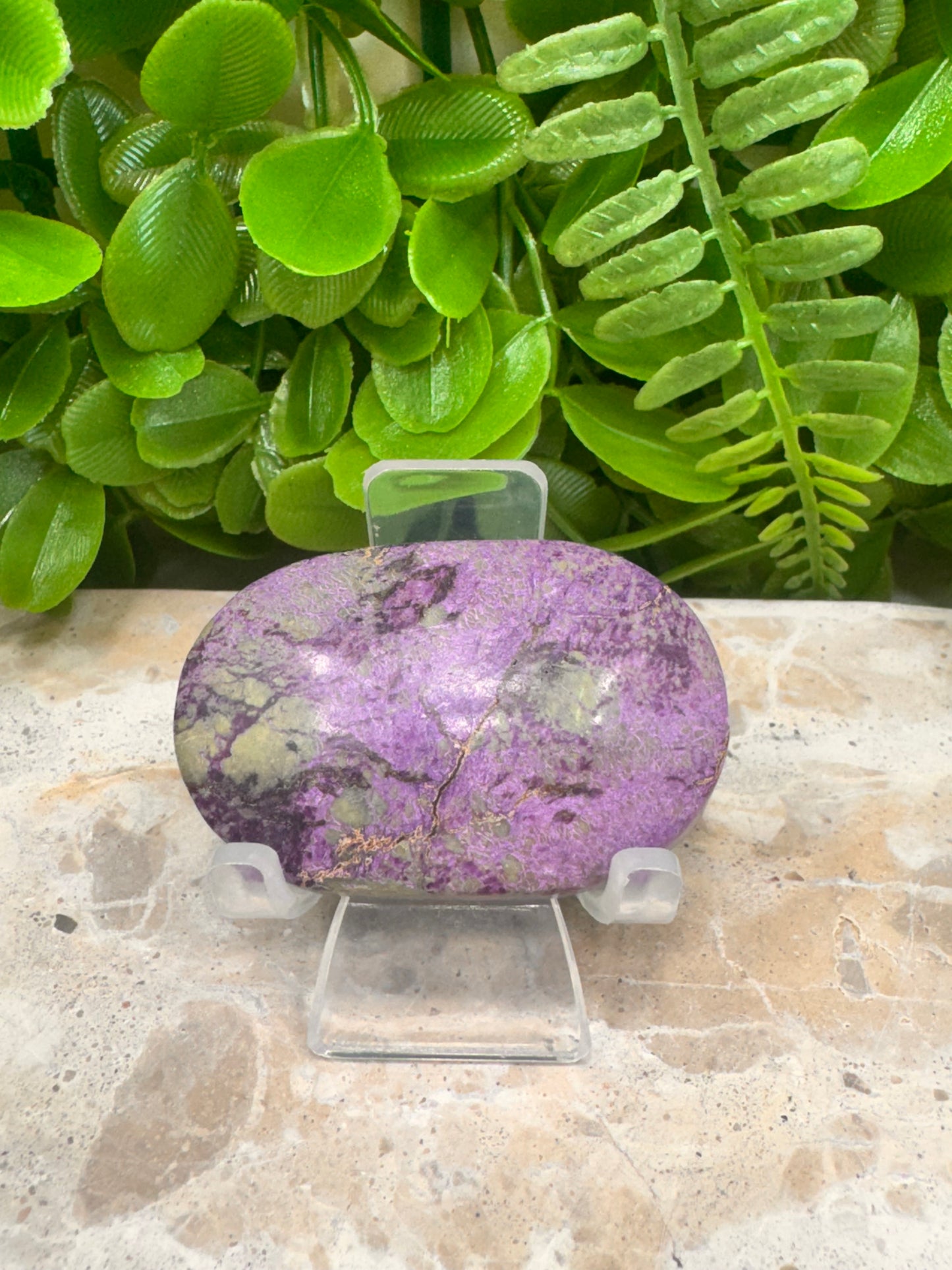 Stichtite Palm Stone 46g