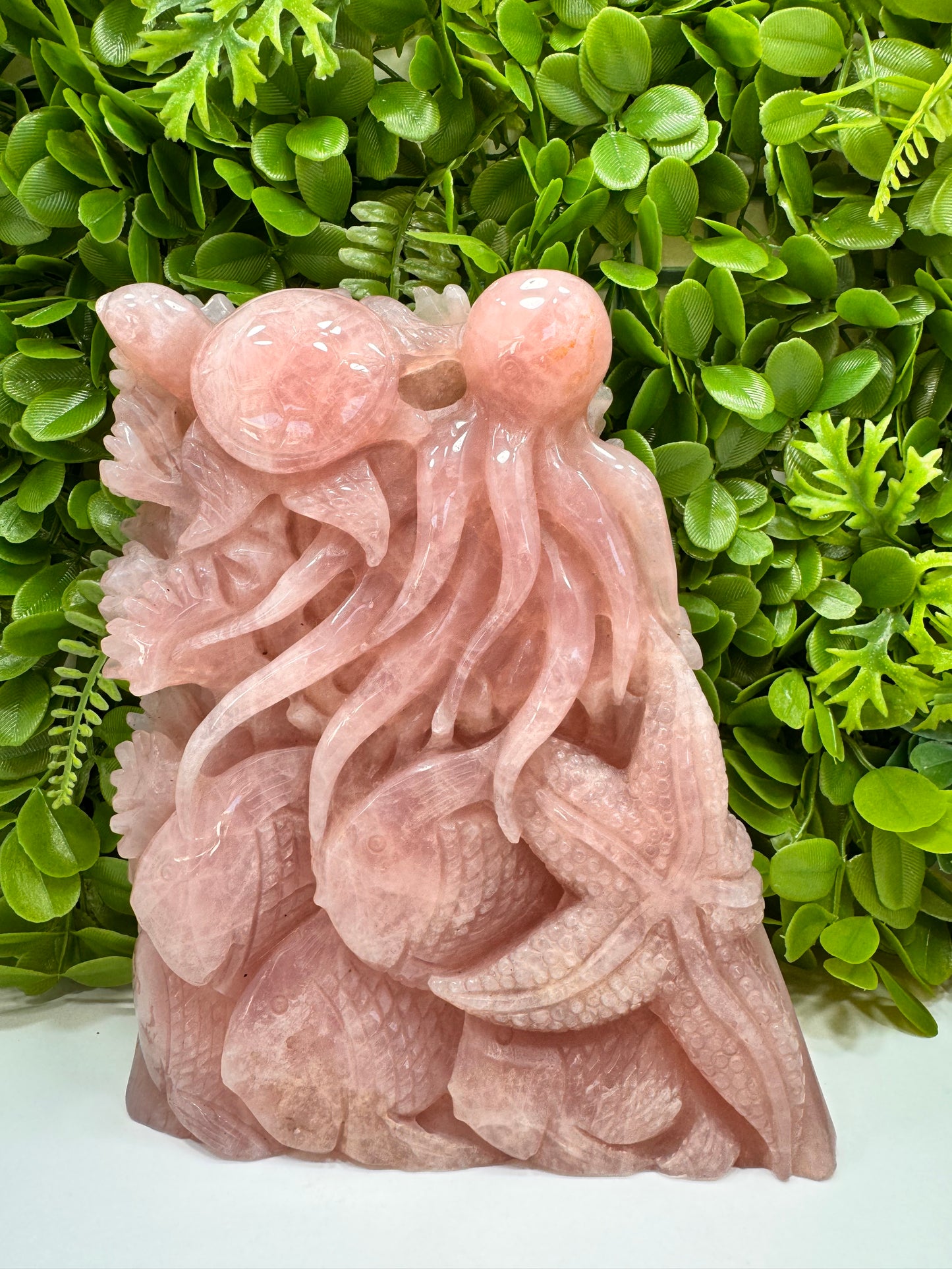 Rose Quartz Sea Life 1982g