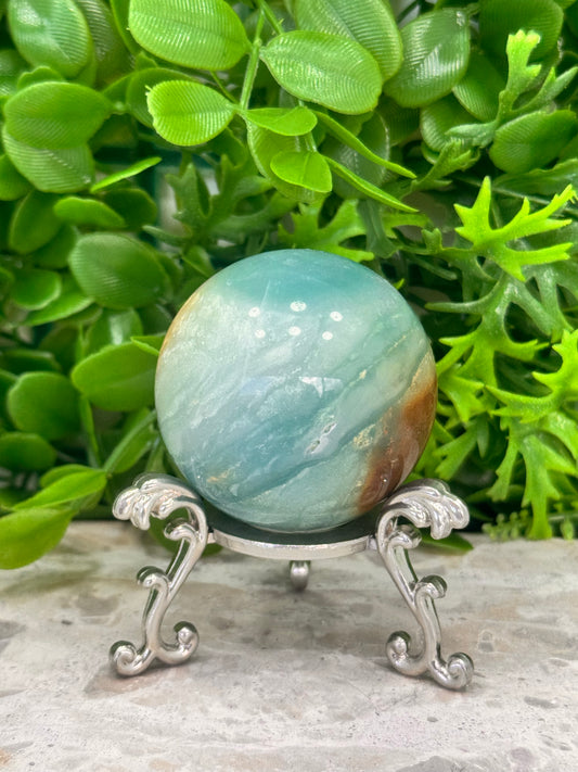 Sky Blue Opal Sphere 251g