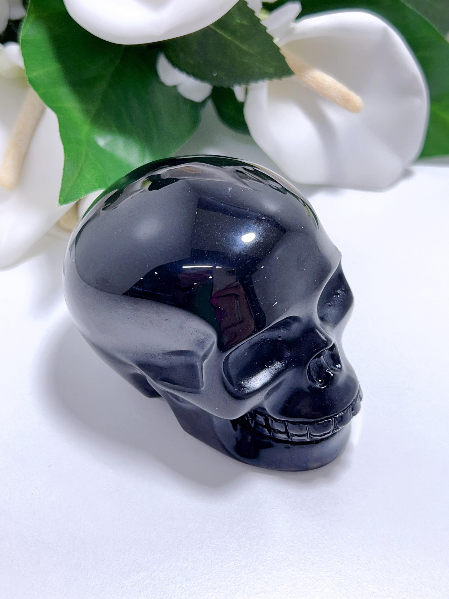 Obsidian Skull 386g