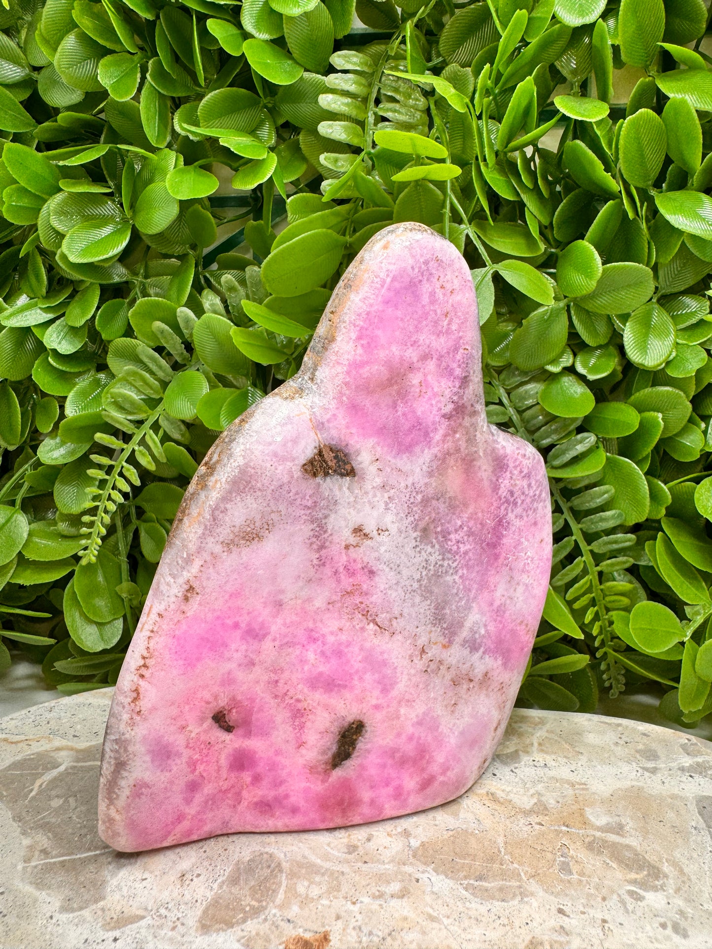 Pink Aragonite Freeform 526g