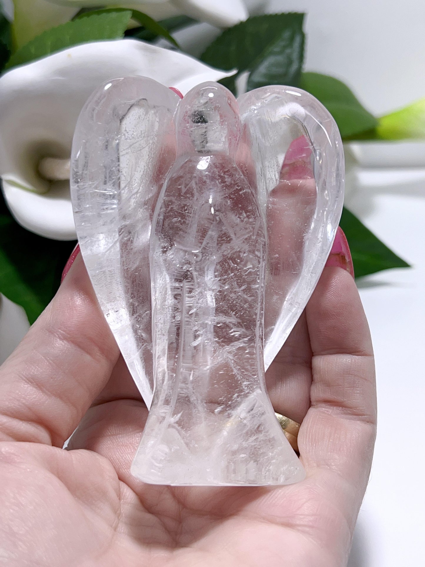 Clear Quartz Medium Angel 232g