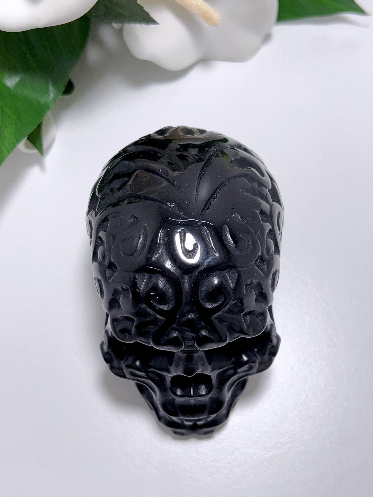 Obsidian Skull 588g