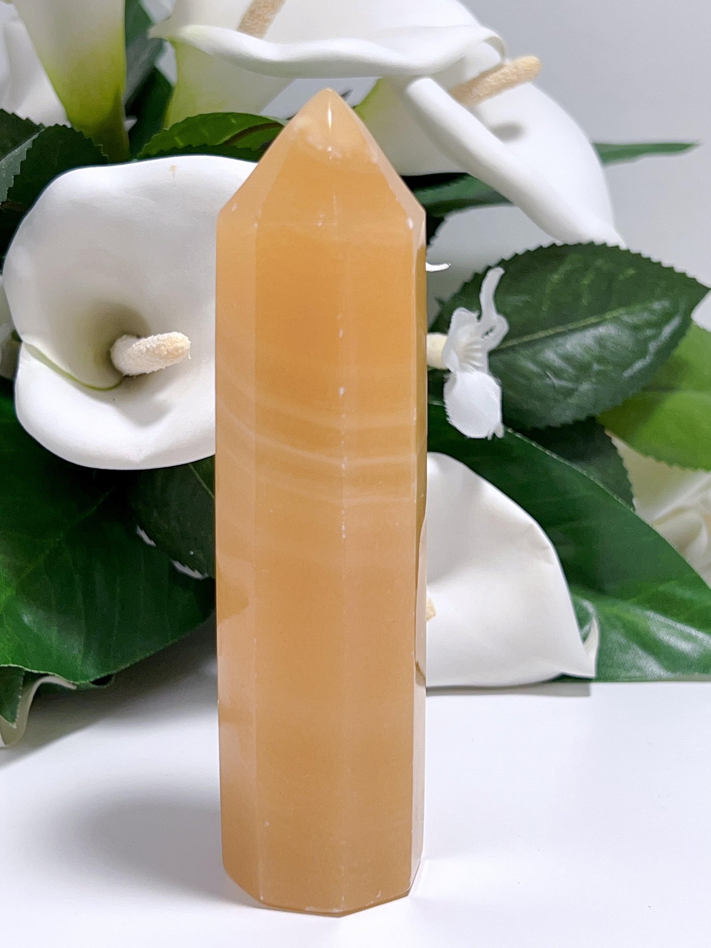 Orange Calcite Tower 230g