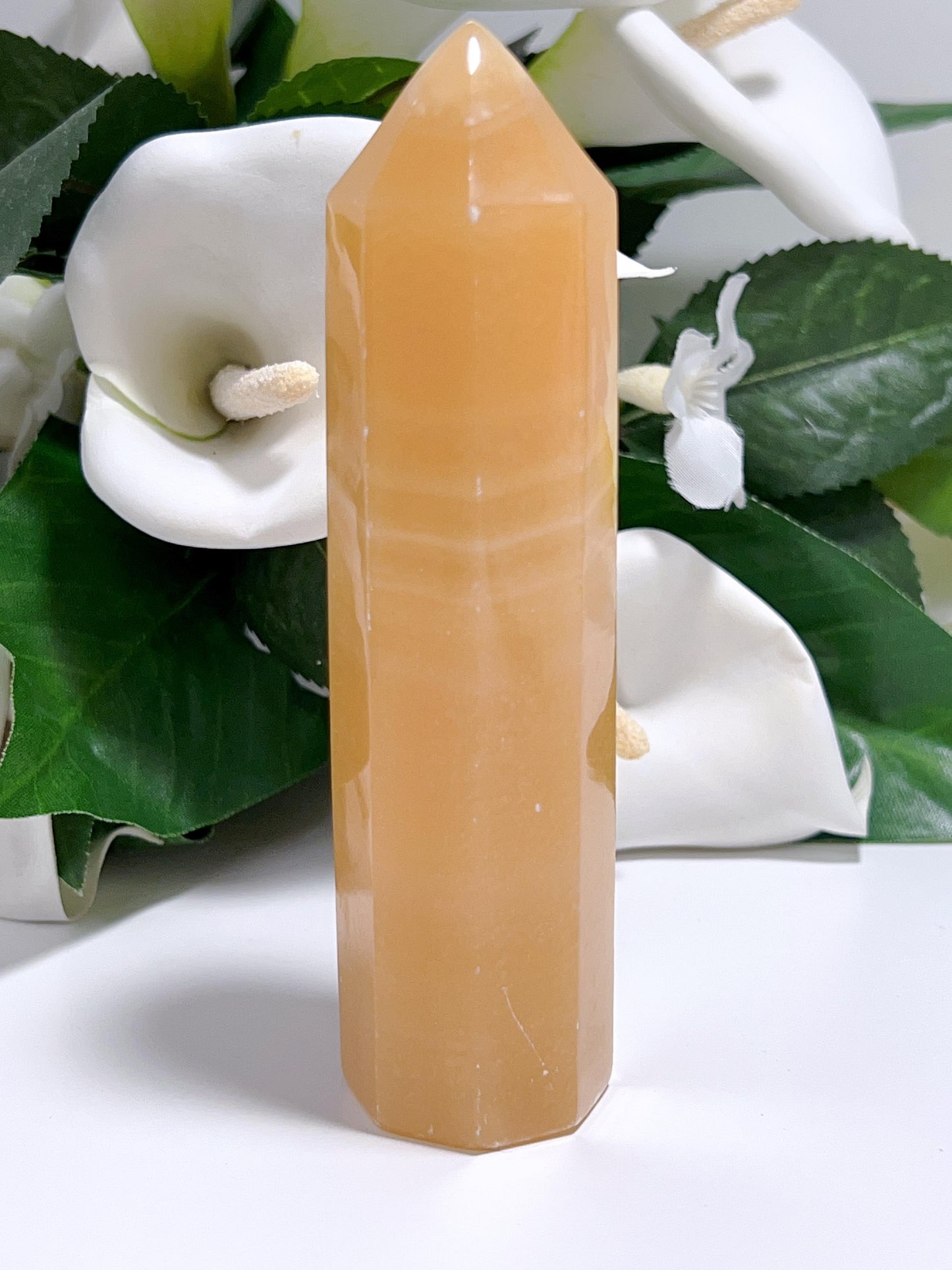 Orange Calcite Tower 230g