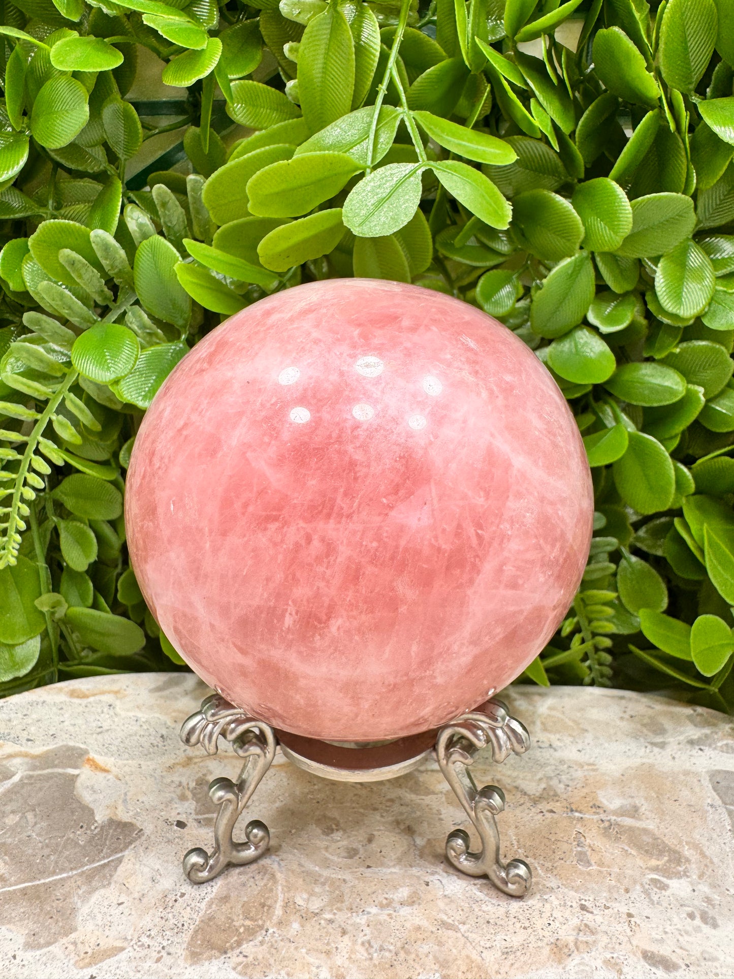 Rose Quartz Sphere 1050g