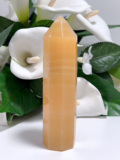 Orange Calcite Tower 230g