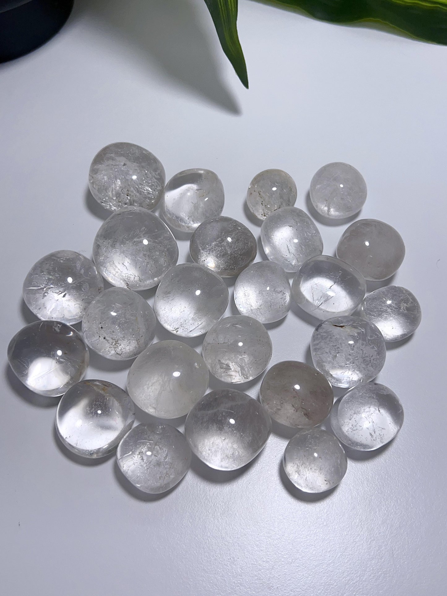 Clear Quartz Tumbles