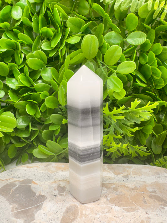 Black and White Onyx Tower 288g