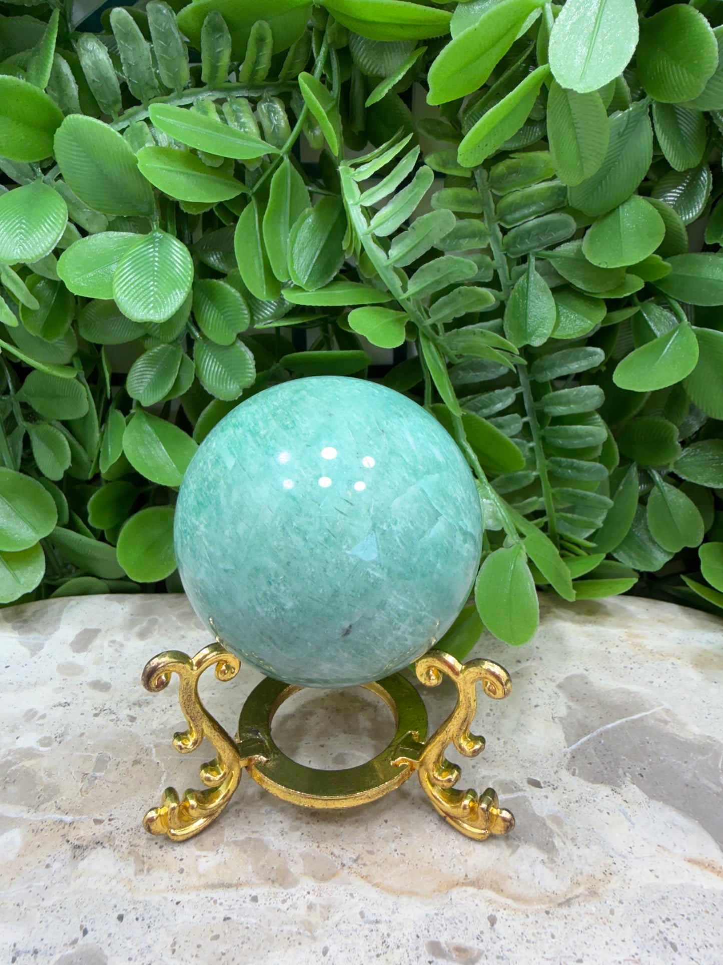 Amazonite Sphere 222g