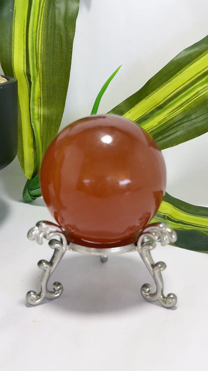 Honey Calcite Sphere 324g
