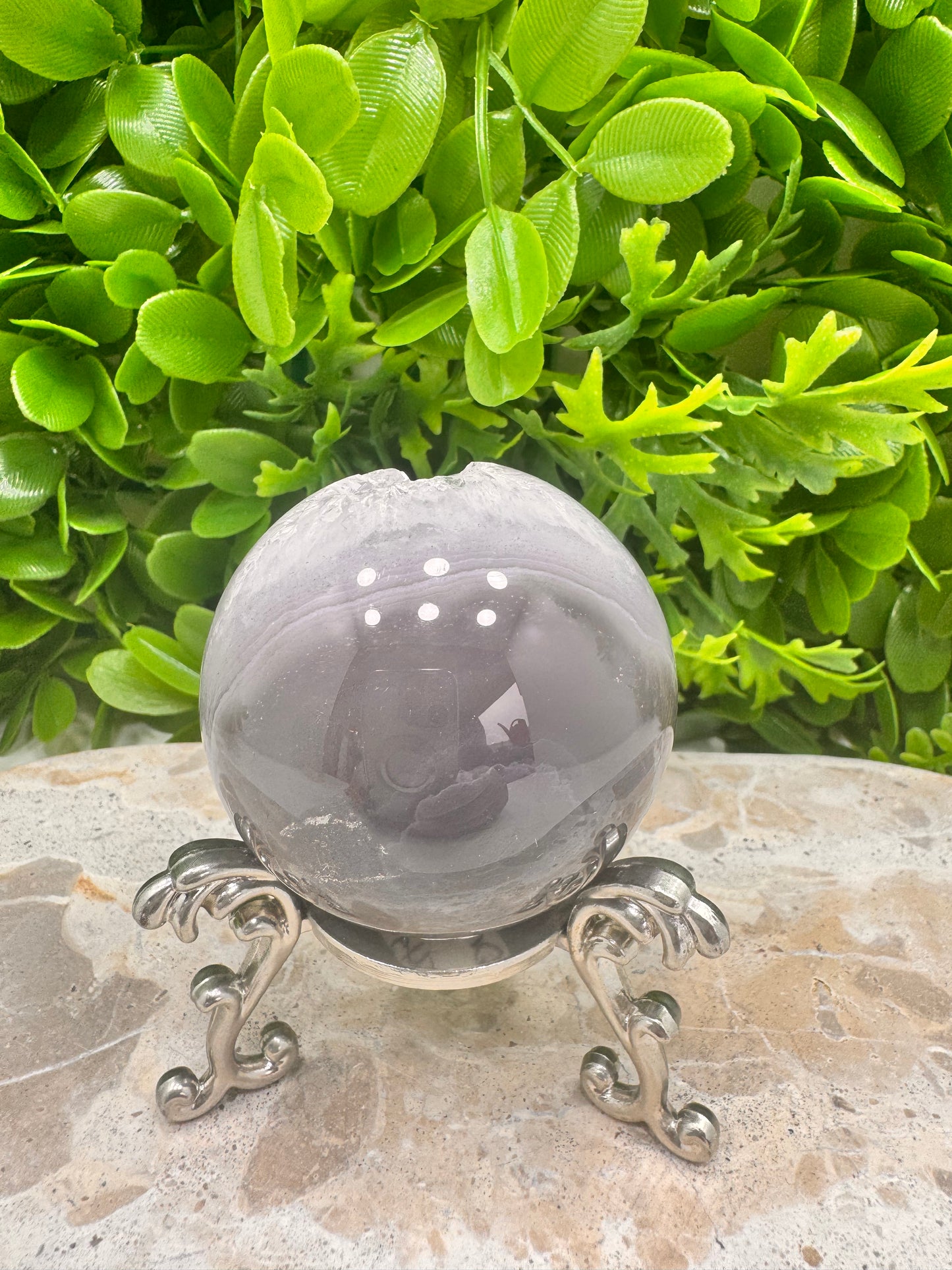 Druzy Agate Sphere 254g