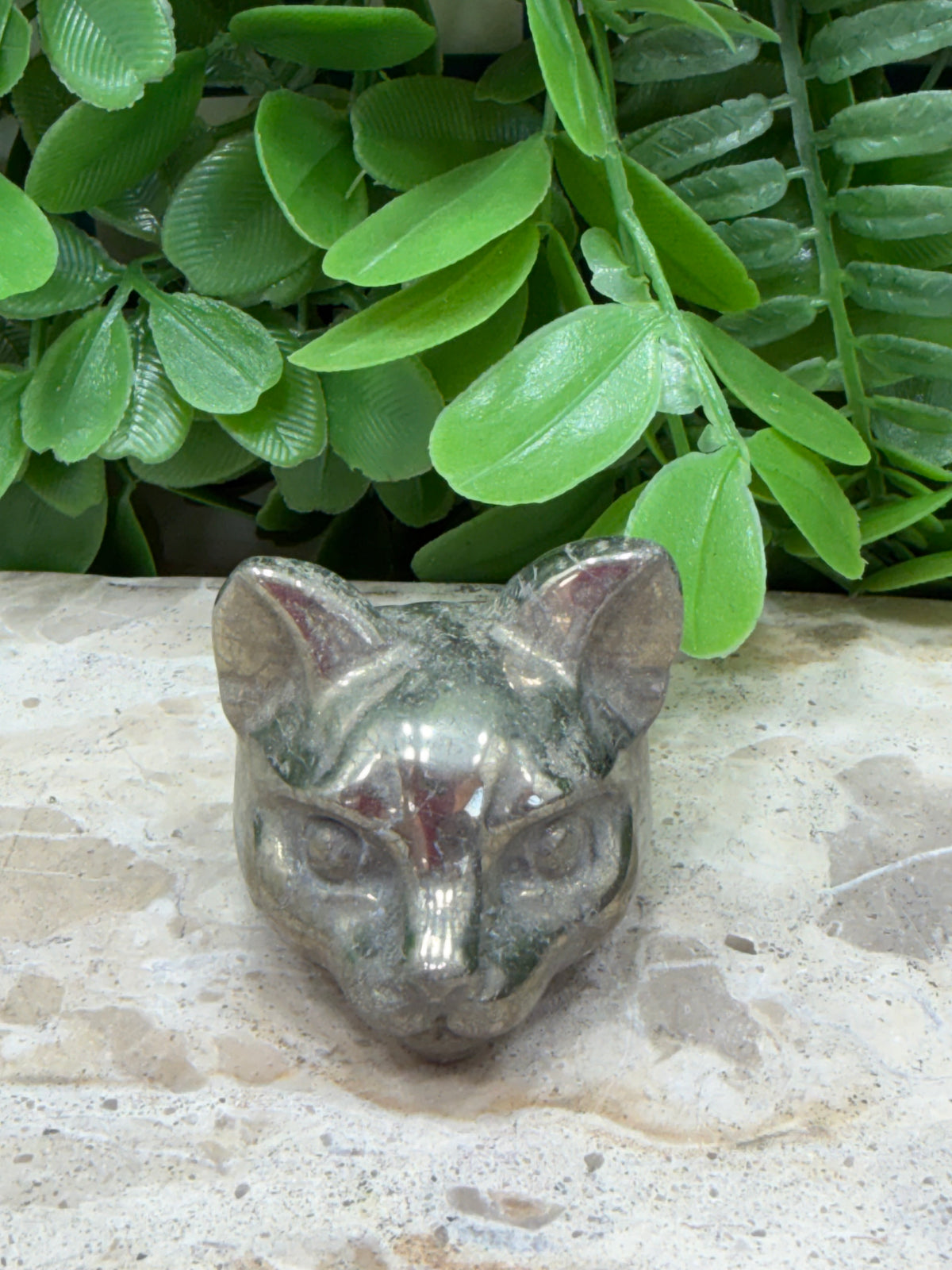 Pyrite Pussy Cat Head 146g