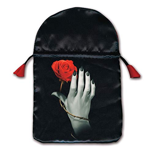 TAROT BAG SATIN ROSE HAND