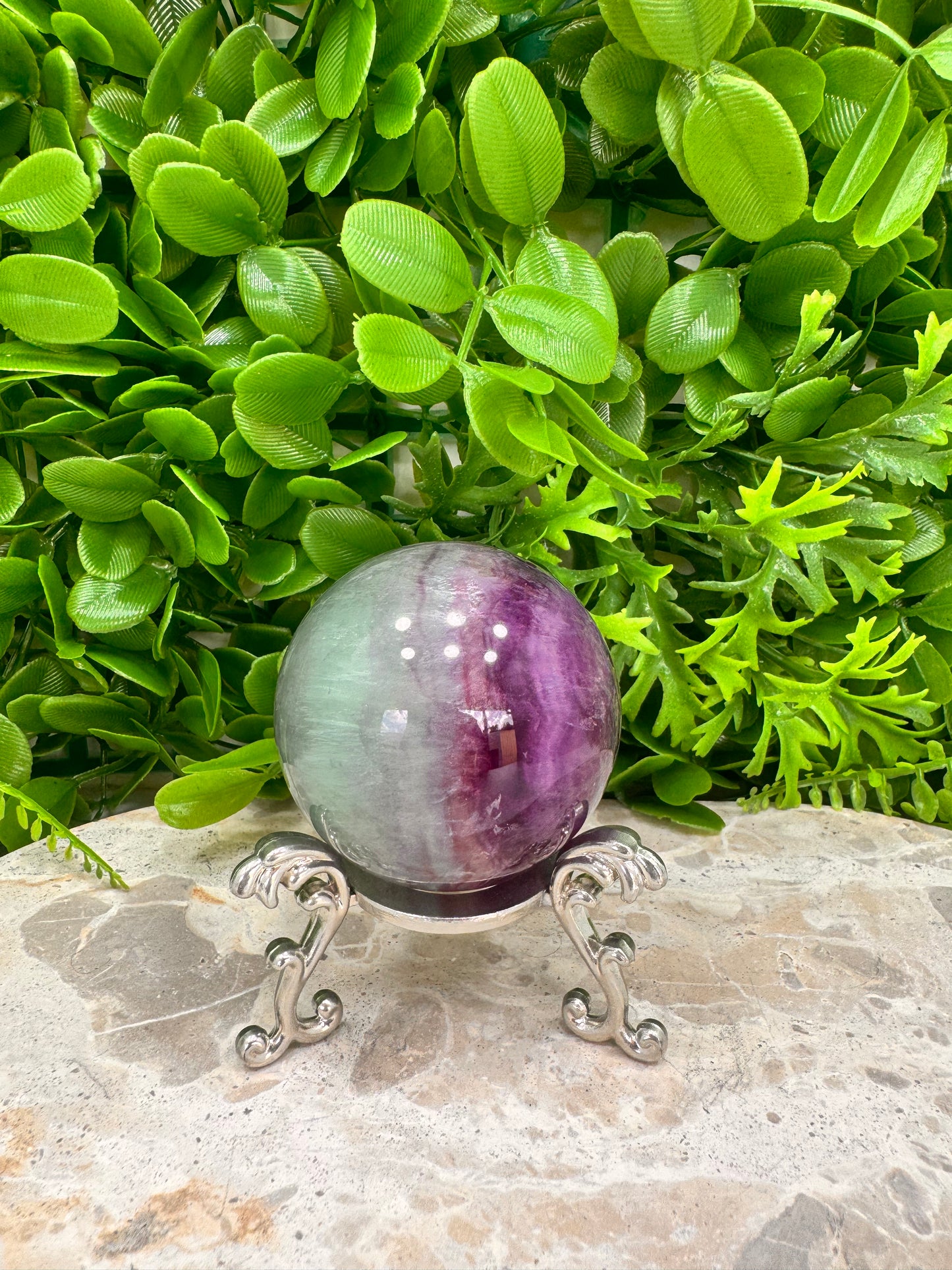Fluorite Sphere 326g
