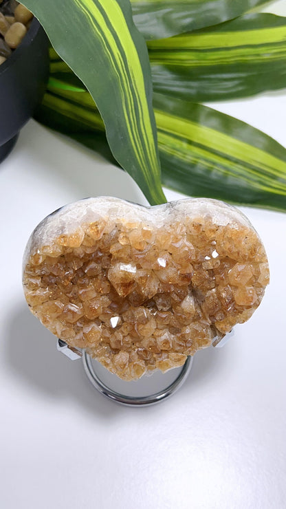 Citrine Heart 490g