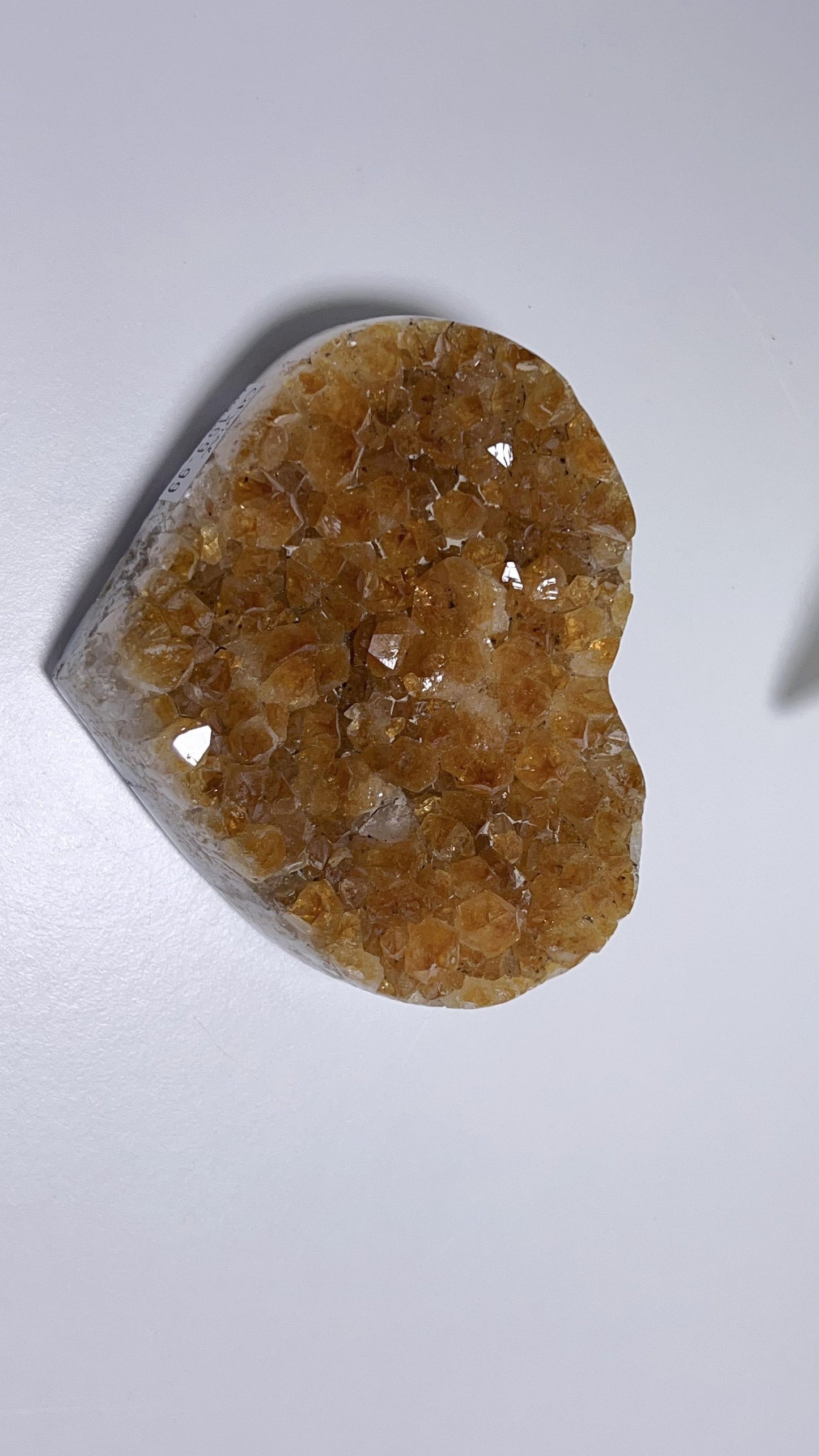 Citrine Heart 490g