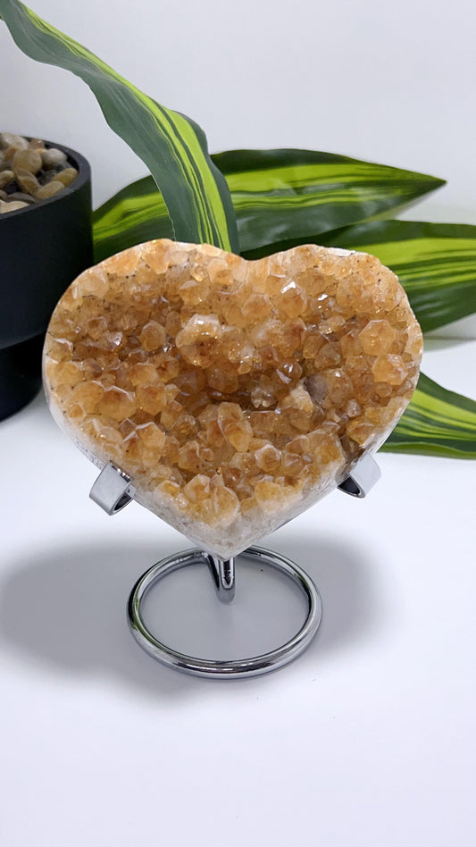 Citrine Heart 490g